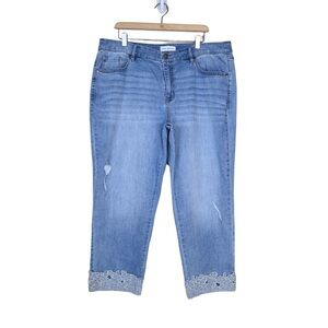 ❣️Lane Bryant Womens 18 Flex Magic Waistband High Rise Straight Jeans